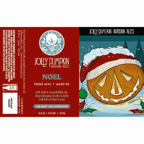 Jolly Pumpkin Noel Holiday Ale by Jolly Pumpkin Ales, beer label