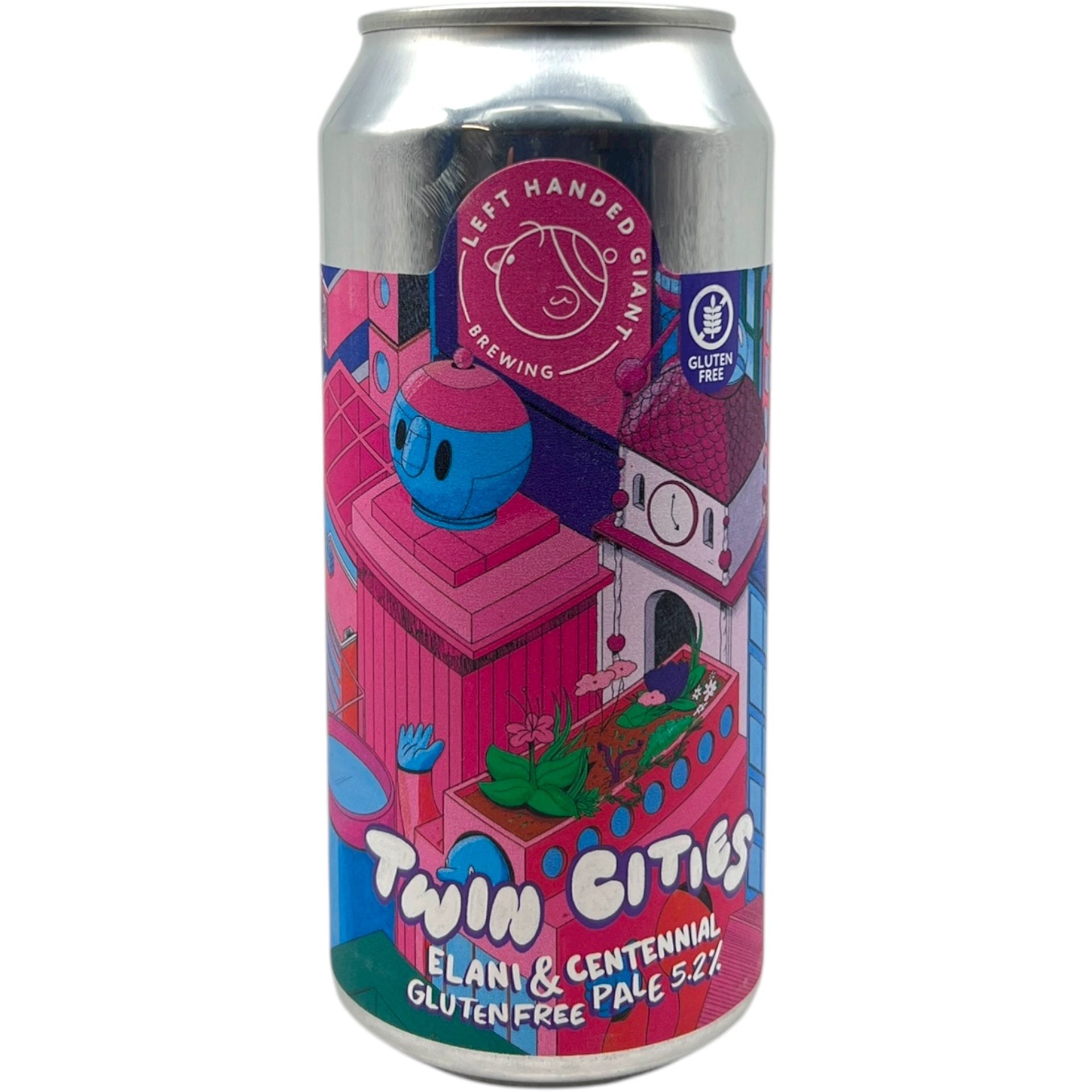 Left Handed Giant Twin Cities: Elani & Centennial by Left Handed Giant, beer label