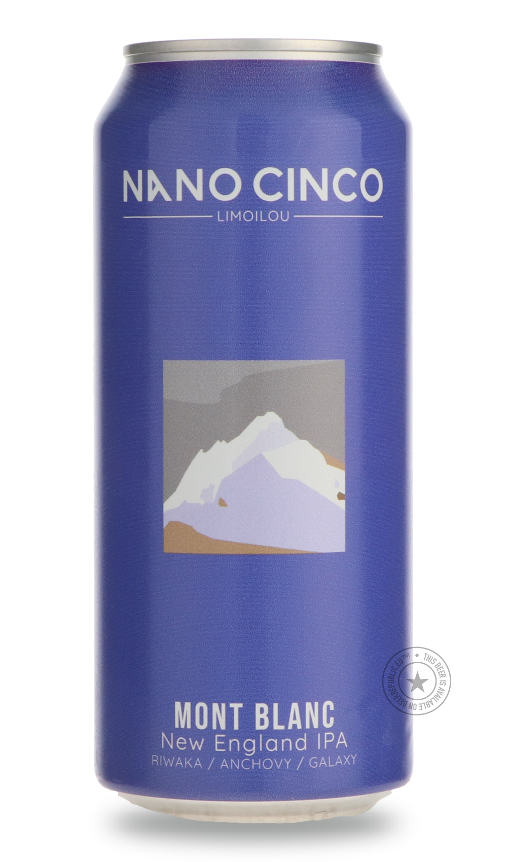 Mont Blanc by Nano Cinco, beer label