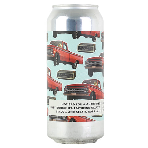 Bottle Logic Not Bad for a Quadruped Hazy DIPA by Bottle Logic Brewing, beer label