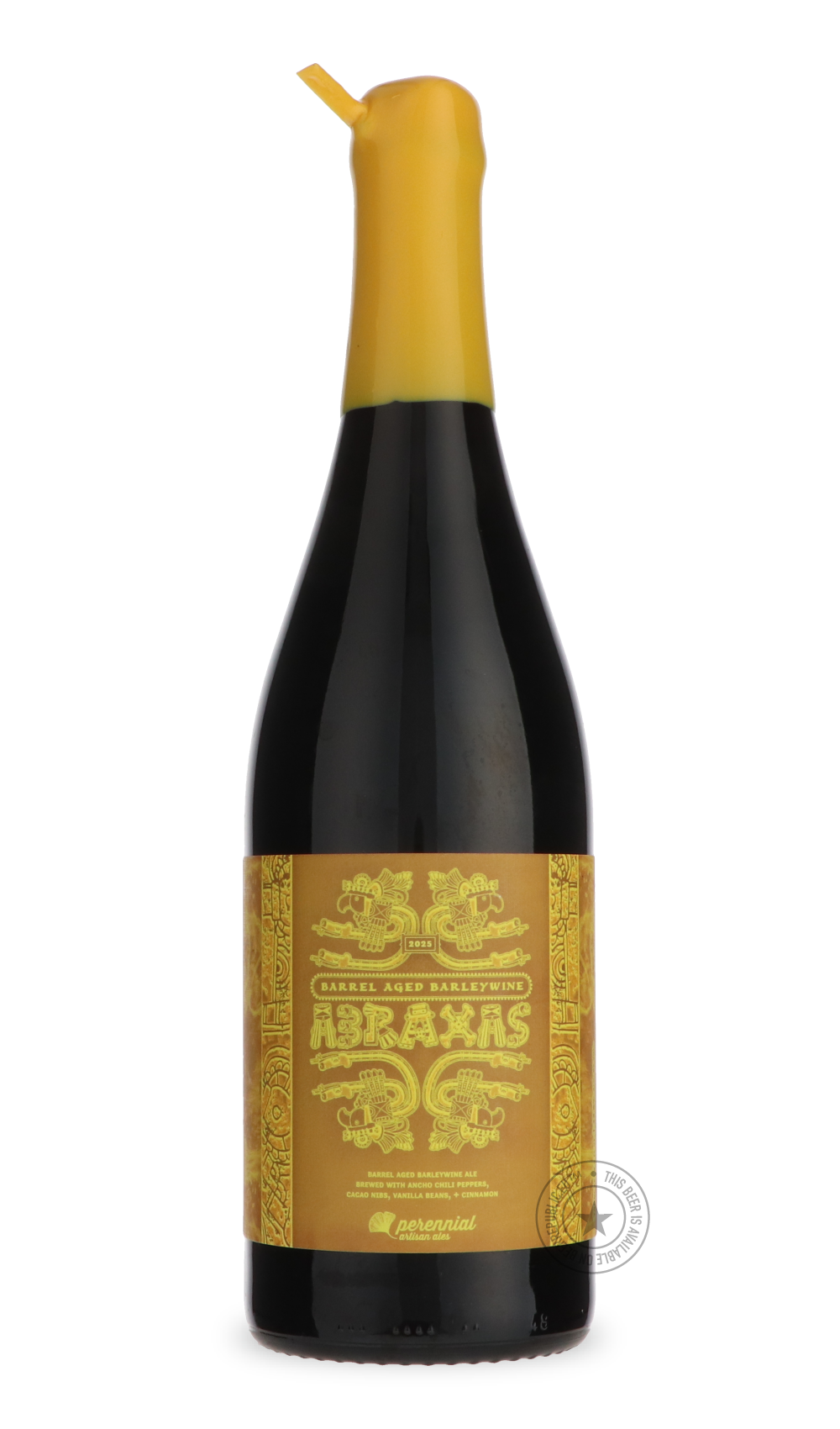 Barrel Aged Barleywine Abraxas by Perennial, beer label