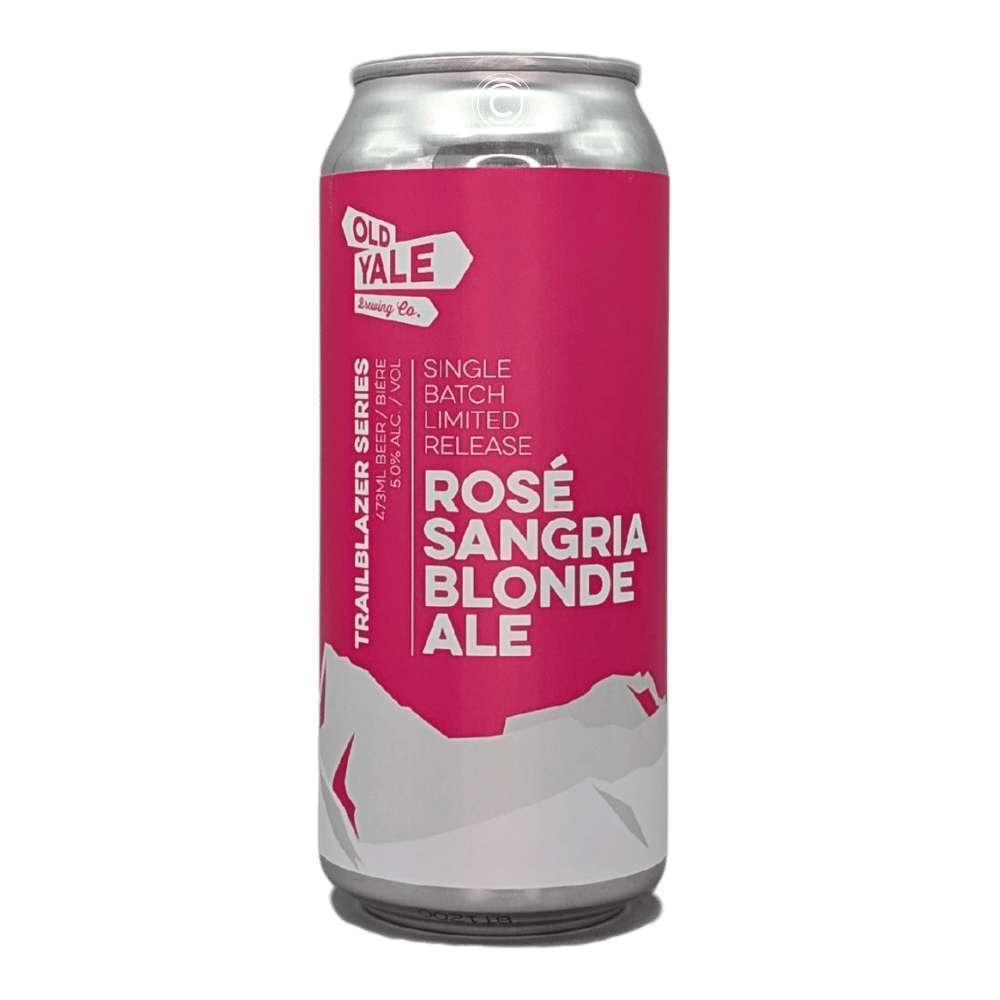 Rose Sangria Blonde Ale by Old Yale Brewing Company, beer label