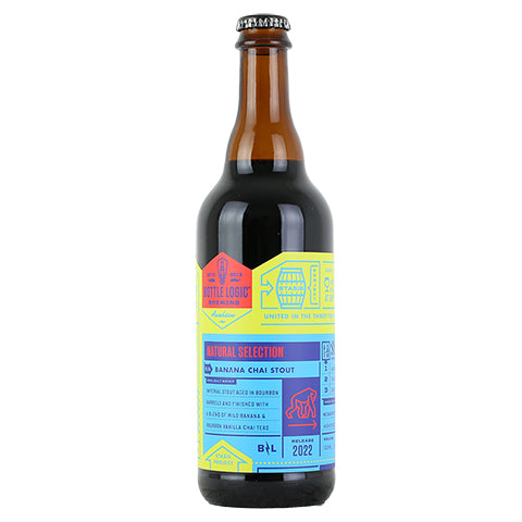 Bottle Logic/Tripping Animals Natural Selection Stout by Bottle Logic Brewing, beer label
