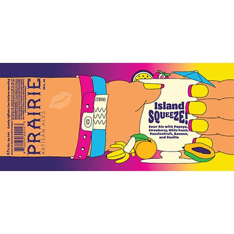 Prairie Island Squeeze! Sour Ale by Prairie Artisan Ales, beer label