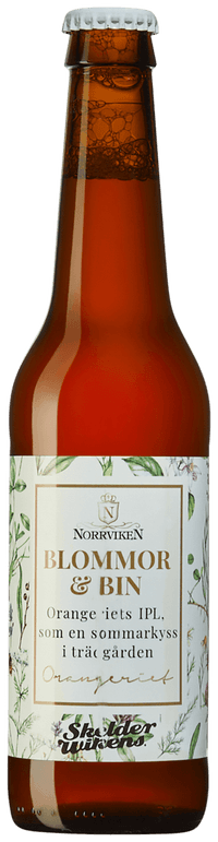 Blommor & Bin IPL by Skelderwikens Brygghus, beer label