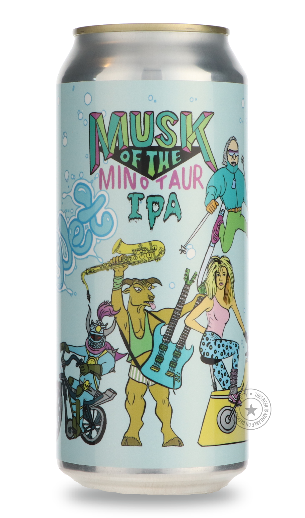 Wet Musk of the Minotaur by Hoof Hearted Brewing, beer label