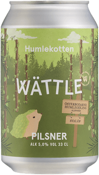 Humlekotten by Wättle Brygghus, beer label