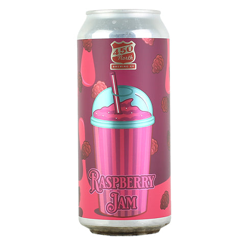 450 North Raspberry Jam Slushy XL Sour by 450 North Brewing Company, beer label