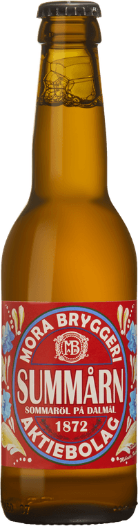 Summårn Sommar på dalmål by Mora Bryggeri, beer label