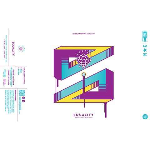 Hopfly Equality IPA by HopFly Brewing Company, beer label