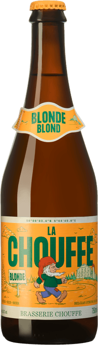 La Chouffe by Brasserie d'Achouffe, beer label