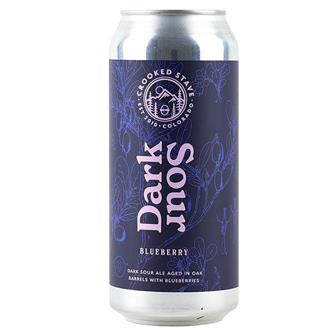 Crooked Stave Dark Sour Blueberry by Crooked Stave Artisan Beer Project, beer label