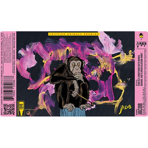 Tripping Animals Jacob Sour by Tripping Animals Brewing Co., beer label