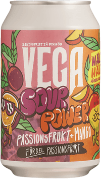 Sour Power: Passion & Mango by Vega Bryggeri, beer label