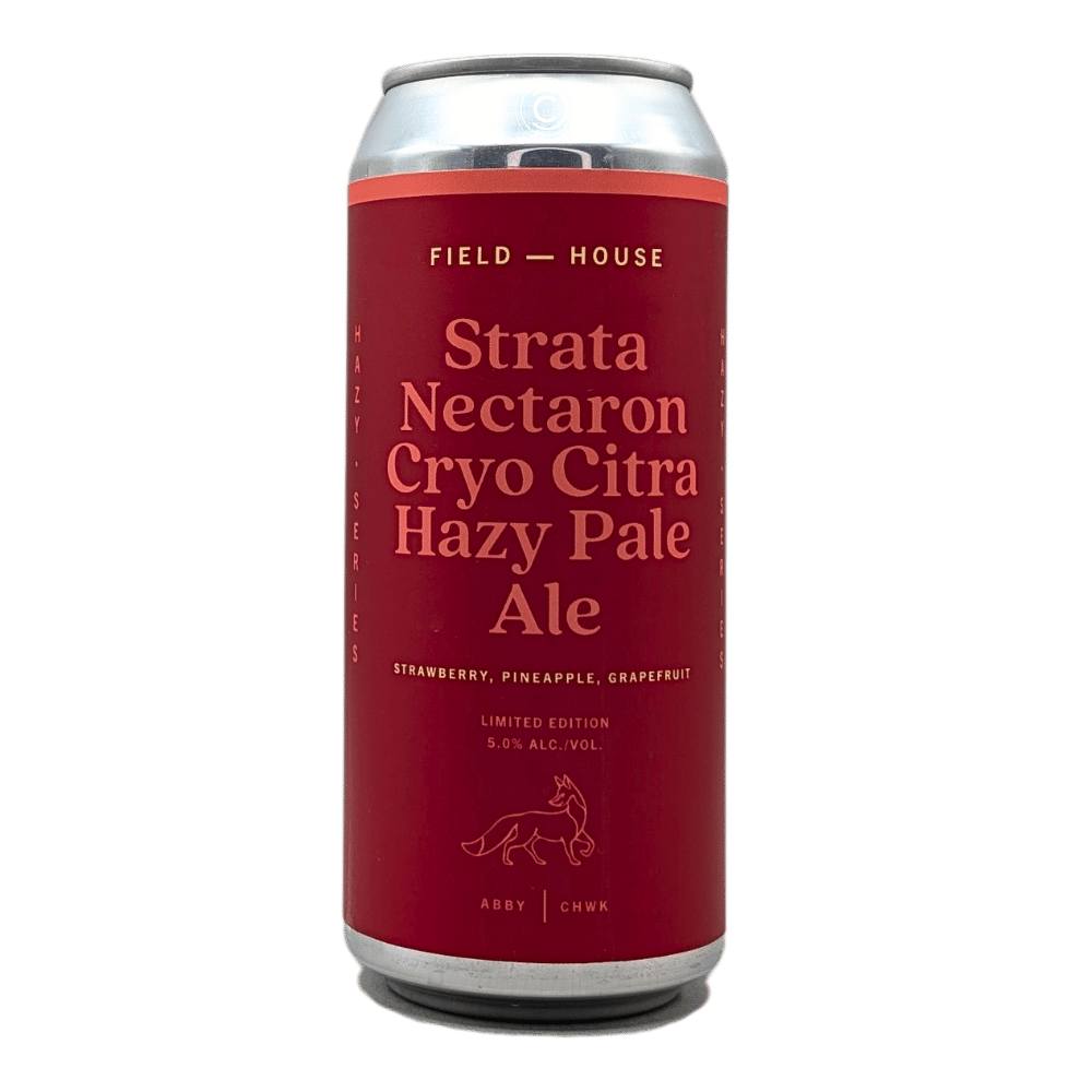 Strata Nectaron Cryo Citra Hazy Pale Ale by Field House Brewing Co., beer label
