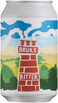 Bruks Bitter by O/O Brewing, beer label