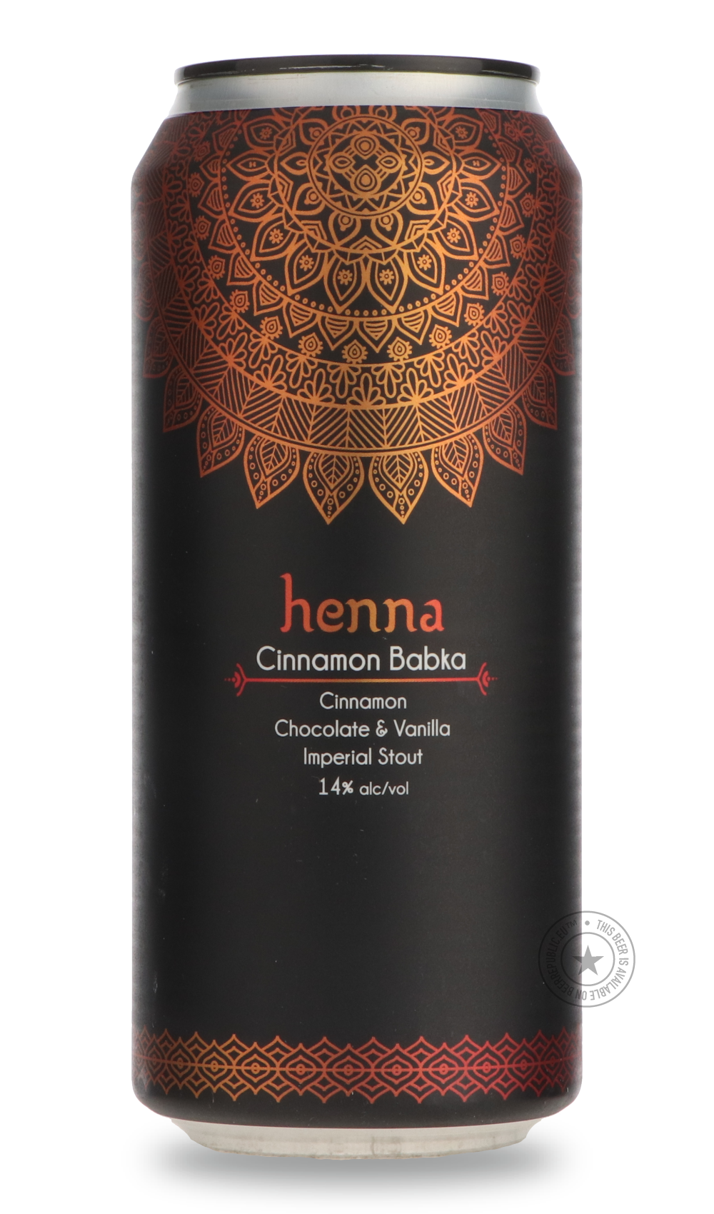 Henna: Cinnamon Babka by More Brewing Company, beer label