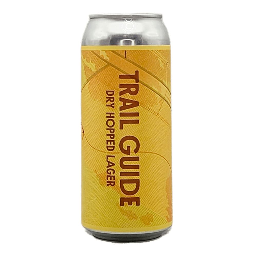 Trail Guide Hopped Lager by Born Brewing Co. x Blindman Brewing, beer label