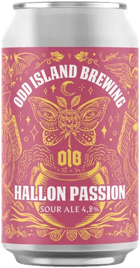 Hallon Passion by Odd Island Brewing, beer label