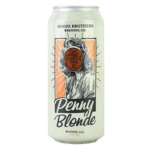 Booze Brothers Penny Blonde Ale by Booze Brothers Brewing Co., beer label