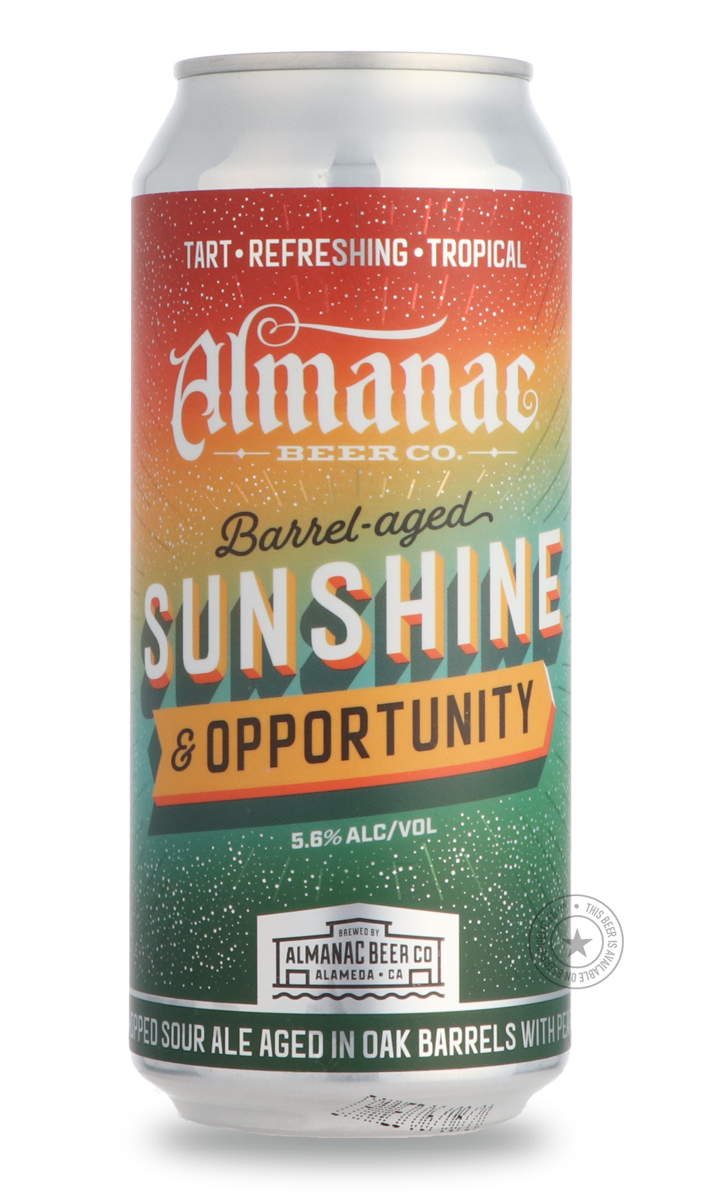 Sunshine & Opportunity by Almanac Beer Company, beer label