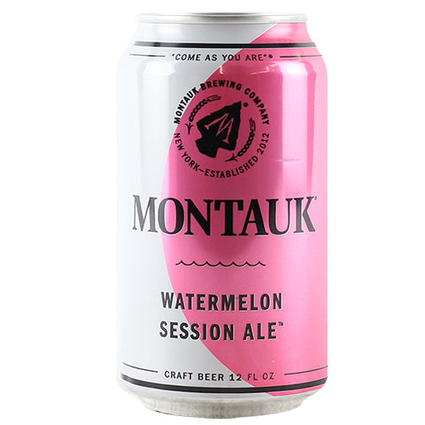 Montauk Watermelon Session Ale by Montauk Brewing Co, beer label