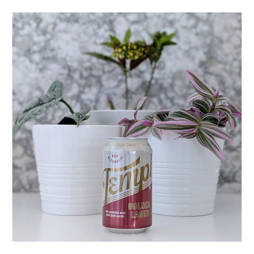 Golden Lager Non-Alcoholic by Templ Brewing, beer label