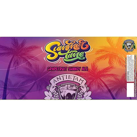 Antietam Summer Time Grapefruit Shandy Ale by Antietam Brewery, beer label