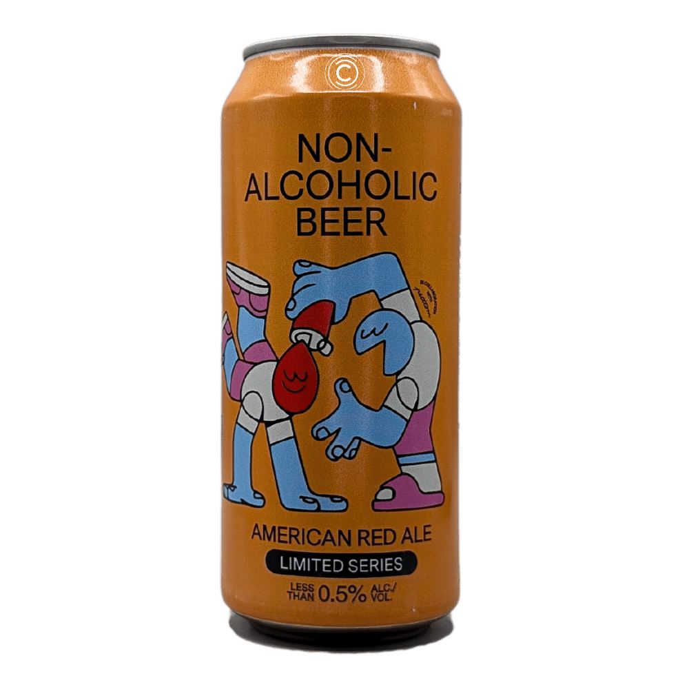 American Red Non-Alcoholic by Biere Sans Alcool, beer label