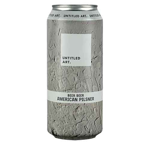 Untitled Art Beer Beer Pilsner by Untitled Art, beer label