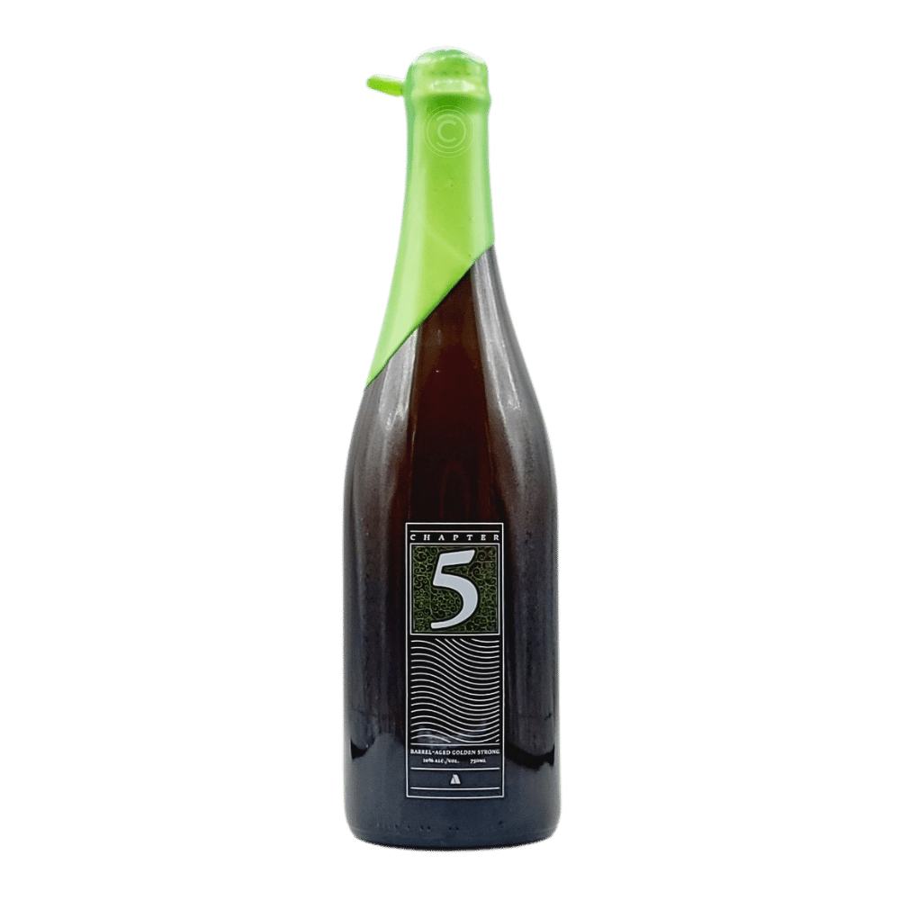 Chapter 5 Barrel Aged Golden Strong by Cabin Brewing Company, beer label
