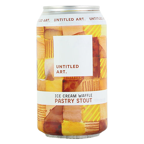 Untitled Art Ice Cream Waffle Pastry Stout by Untitled Art, beer label