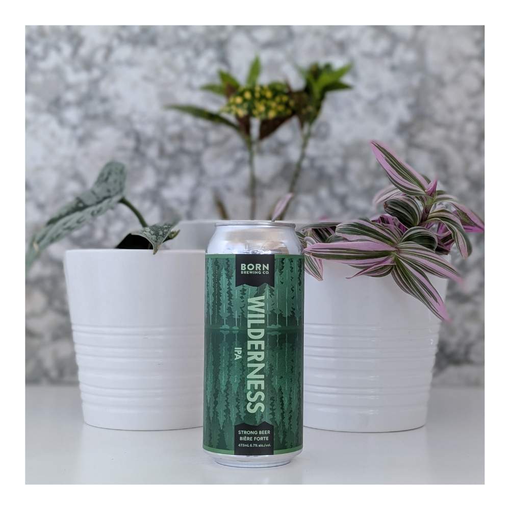 Wilderness West Coast IPA by Born Brewing Co., beer label