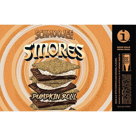 Imprint Schmoojee S'mores Pumpkin Roll Sour Ale by Imprint Beer Company, beer label