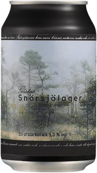 Göstas Snörsjölager by Snörsjö hantverksbryggeri, beer label