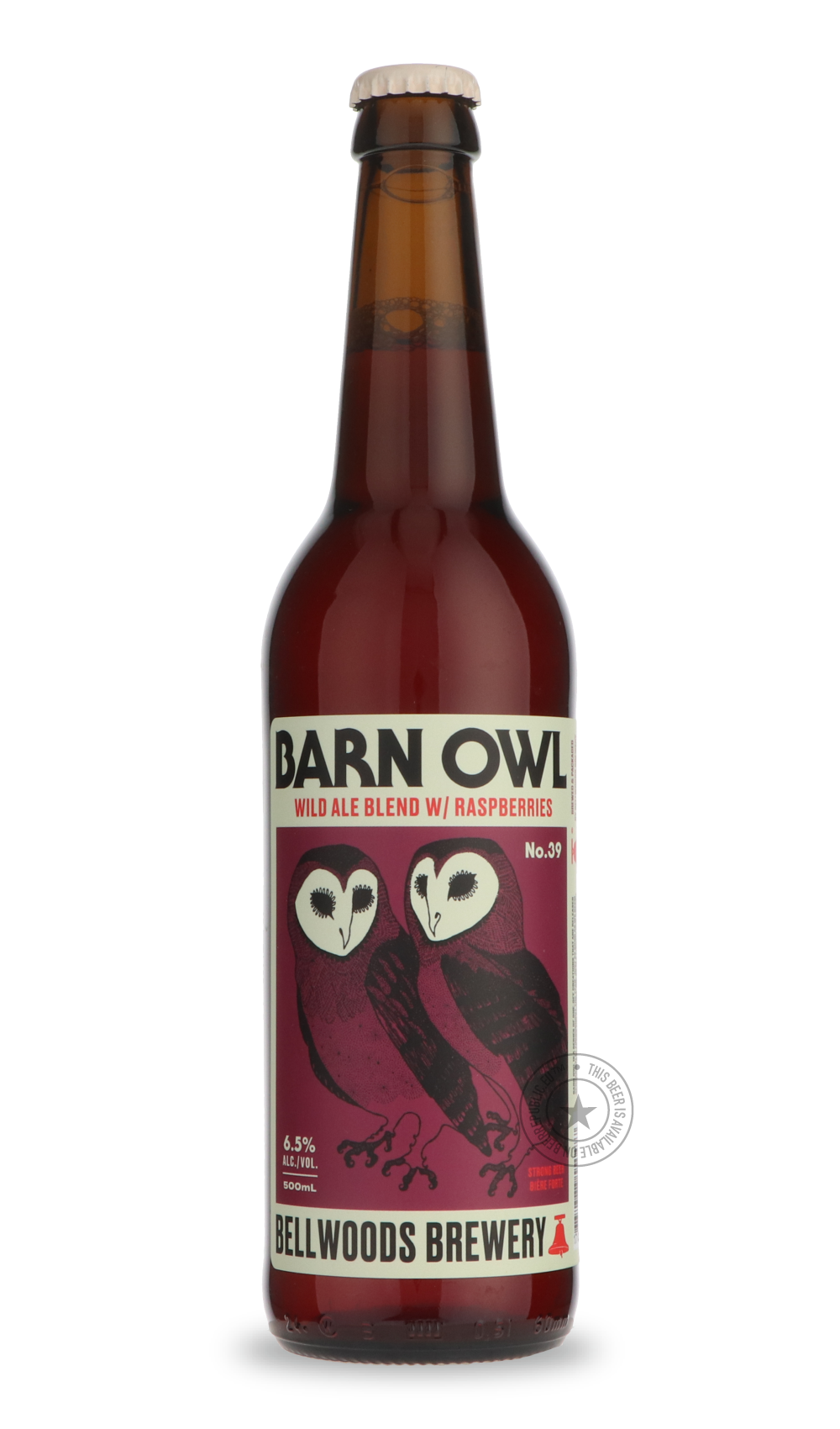 Barn Owl (No. 39) by Bellwoods Brewery, beer label