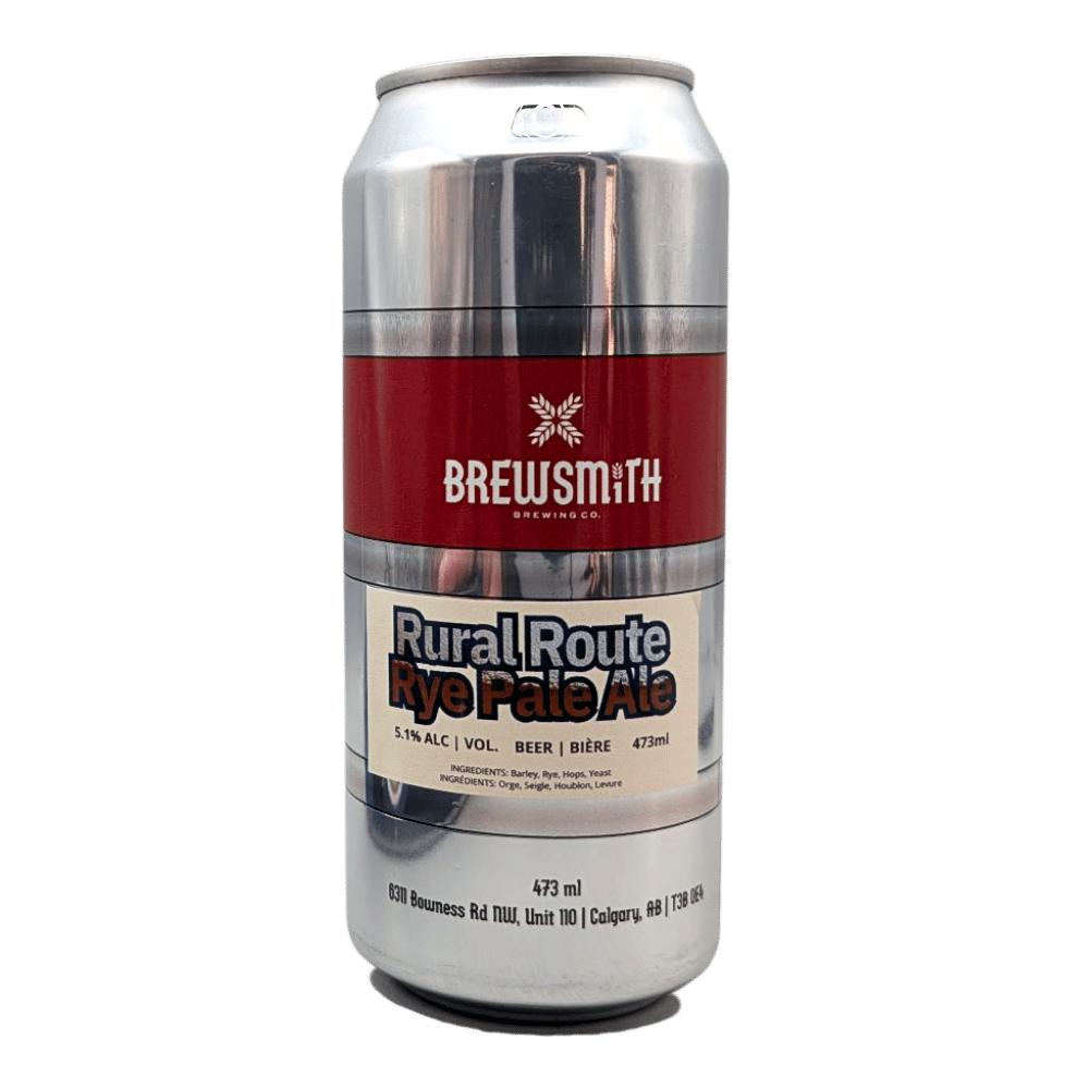 Rural Route Rye Pale Ale by Brewsmith Brewing Co., beer label