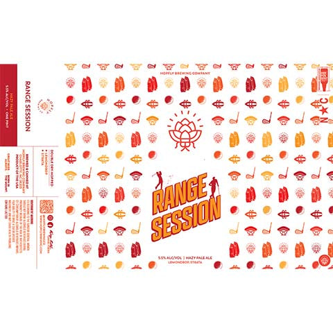 Hopfly Range Session Hazy Pale Ale by HopFly Brewing Company, beer label