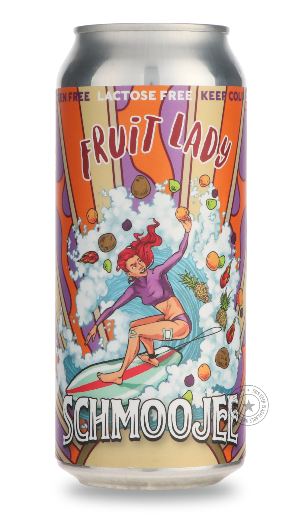 Fruit Lady Schmoojee / Wiley Roots by Imprint Beer Company, beer label