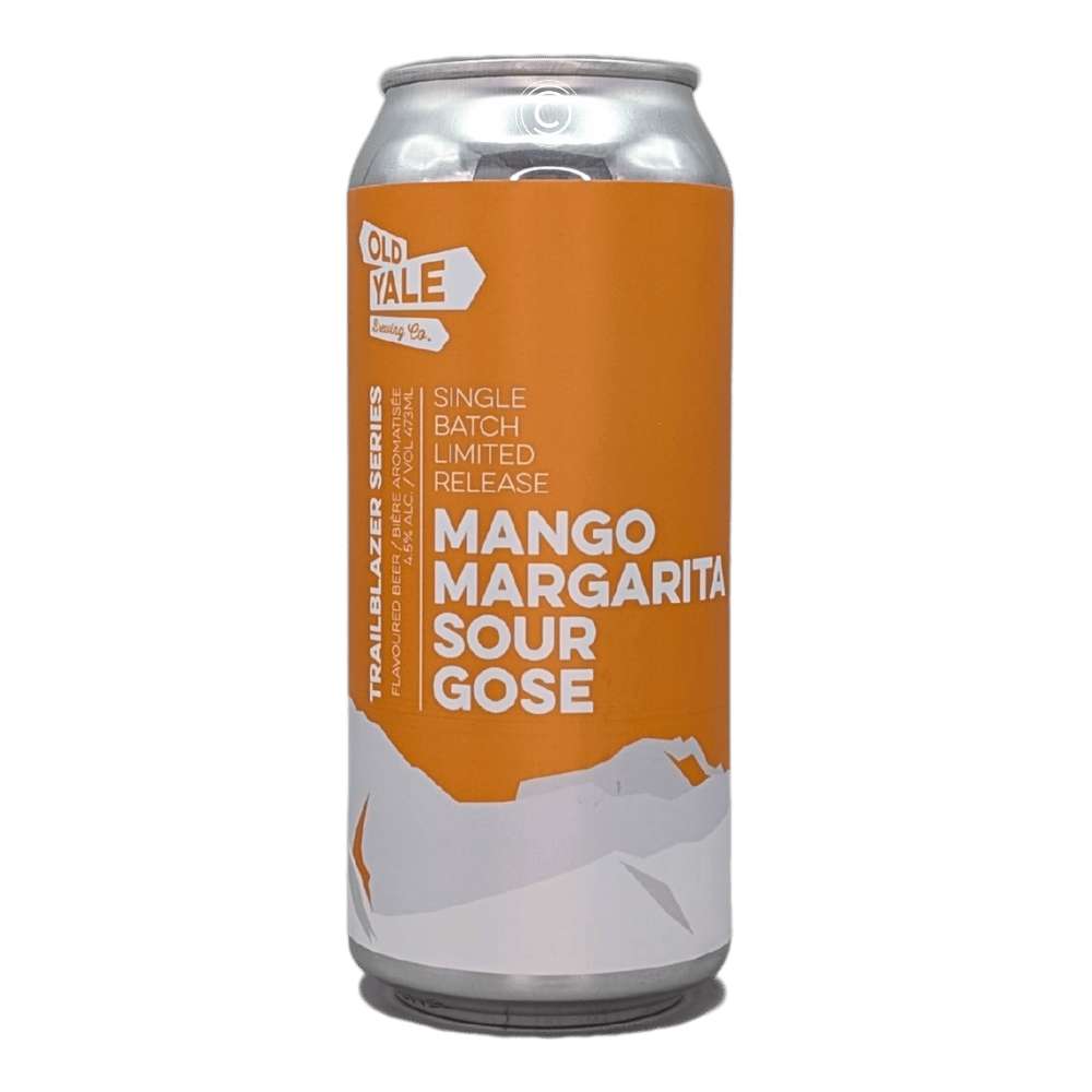 Mango Margarita Sour Gose by Old Yale Brewing Company, beer label