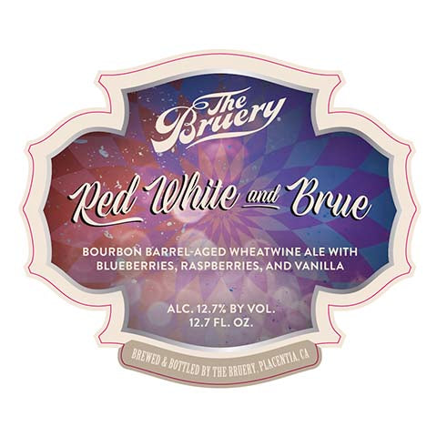 Bruery Red White and Brue Wheatwine by The Bruery, beer label
