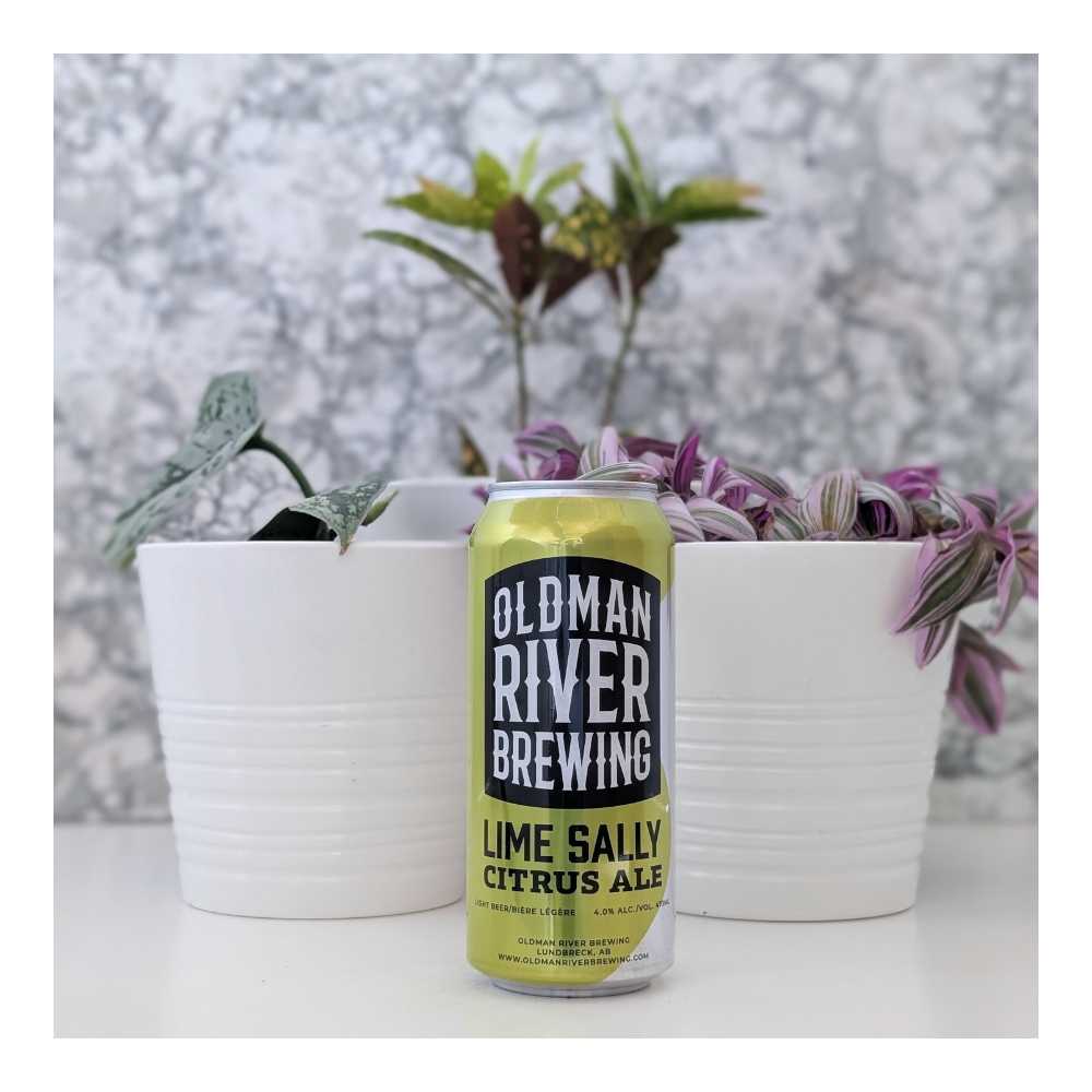 Lime Sally Citrus Ale by Oldman River Brewing, beer label