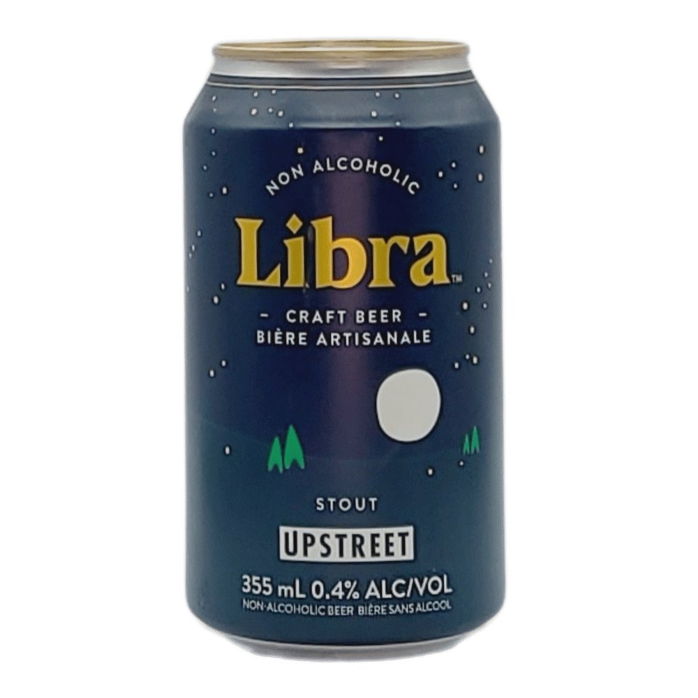 Craft Brewing Libra Stout Non-Alcoholic by Upstreet Craft Brewing, beer label