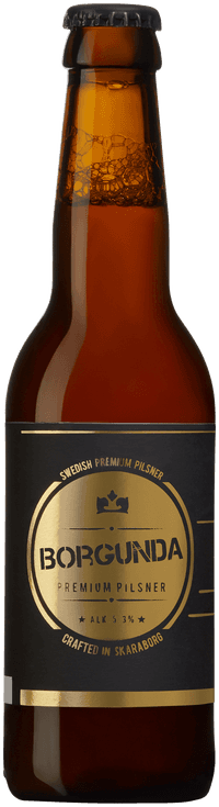 Borgunda by Bryggeriaktiebolaget Nya Victoria, beer label