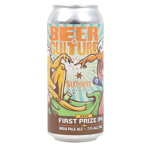 Sixpoint First Prize IPA by Sixpoint Brewery, beer label