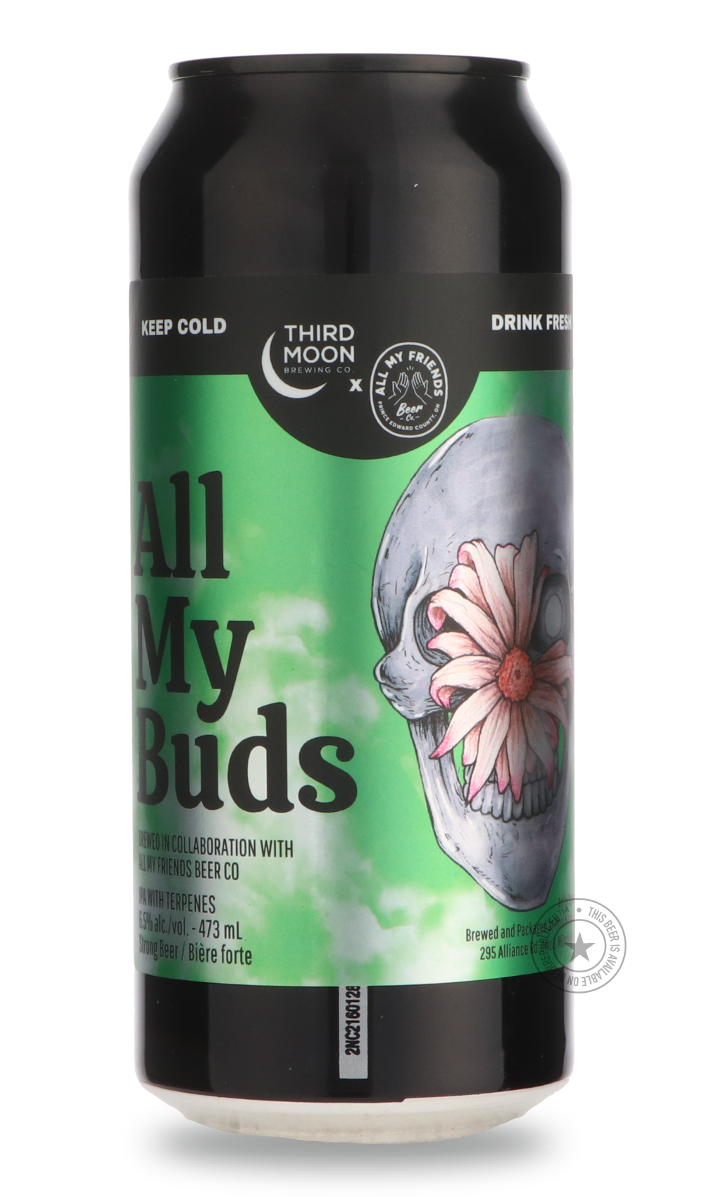 All My Buds / All My Friends by Third Moon, beer label