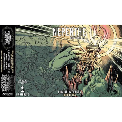 Nepenthe Luminuos Beacon DIPA by Nepenthe Brewing Co., beer label