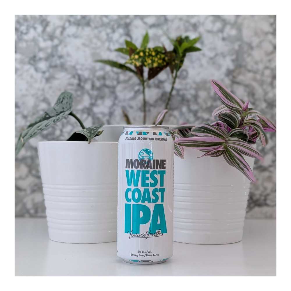 Brewing Moraine West Coast IPA by Folding Mountain Brewing, beer label