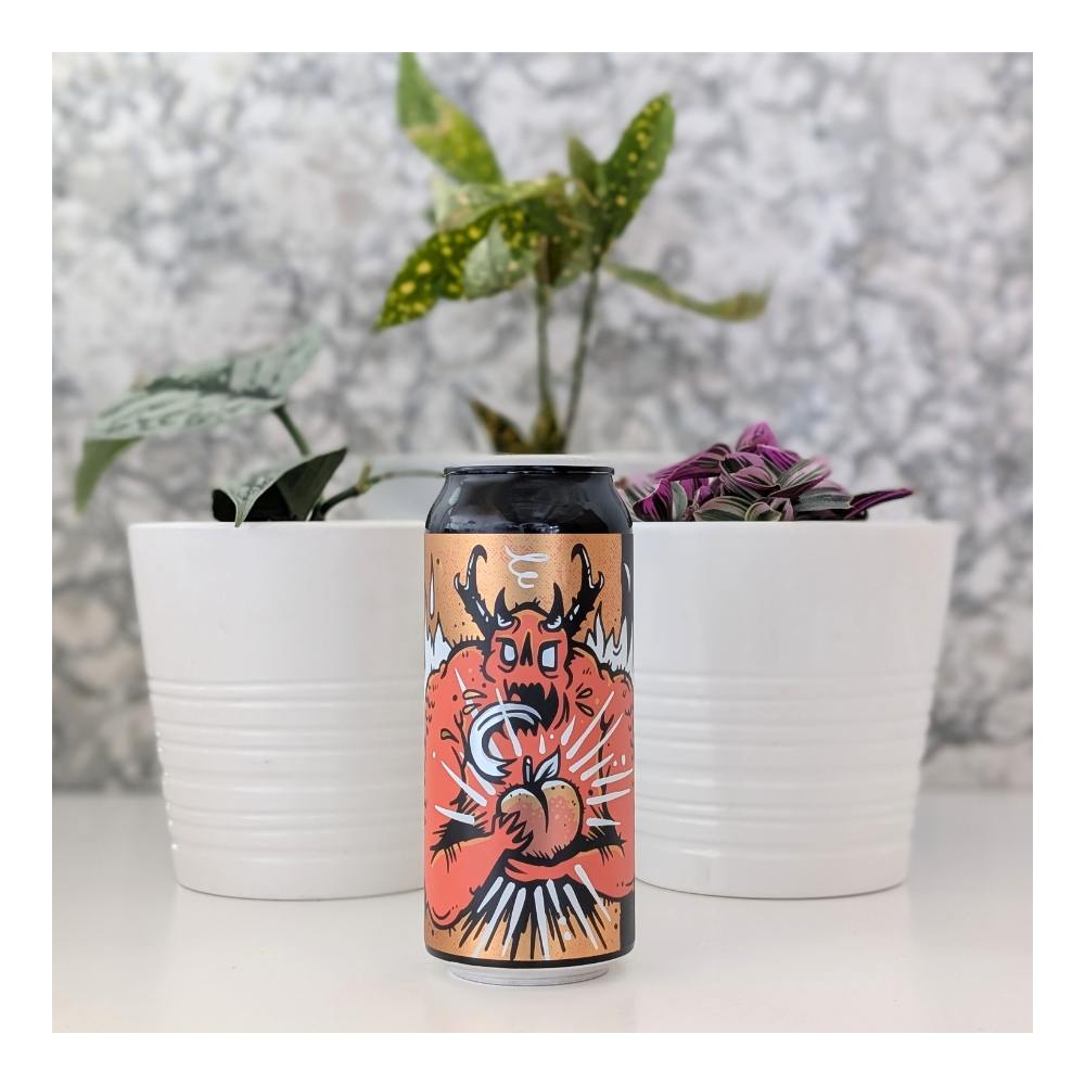 Peach Demon Sour by New Level Brewing, beer label