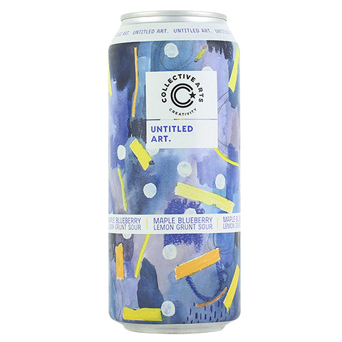 Untitled Art Maple Blueberry Lemon Grunt Sour Ale by Untitled Art, beer label
